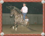 Berry Sweet Whizard, grullo reining horse (grulla)